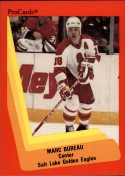 1990-91 ProCards AHL/IHL #603 Marc Bureau Front