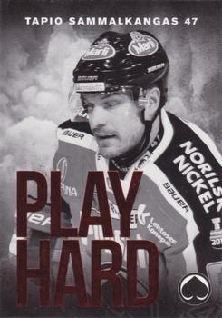 2014-15 Cardset Finland - Play Hard (Limited 999) #PH14 Tapio Sammalkangas Front