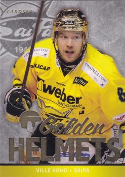 2014-15 Cardset Finland - Golden Helmets #GH11 Ville Koho Front