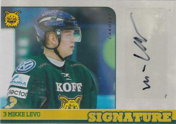 2014-15 Cardset Finland - Signature #NNO Mikke Levo Front