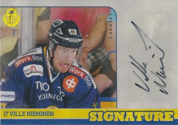 2014-15 Cardset Finland - Signature #NNO Ville Nieminen Front