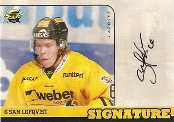 2014-15 Cardset Finland - Signature #NNO Sam Lofqvist Front