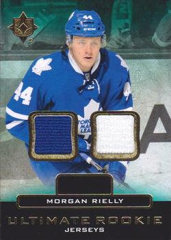 2013-14 Upper Deck Ultimate Collection - Ultimate Rookie Jerseys #URJ-MR Morgan Rielly Front