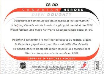 2009-10 O-Pee-Chee - Canadian Heroes #CB-DD Drew Doughty Back