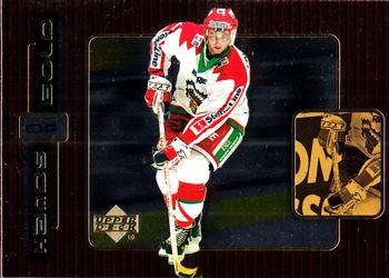 1999-00 Upper Deck Swedish Hockey League - Hands of Gold #H15 Kristian Huselius Front