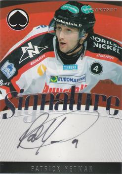 2011-12 Cardset Finland - Signature #NNO Patrick Yetman Front