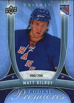 2009-10 Upper Deck Trilogy #151 Matt Gilroy Front