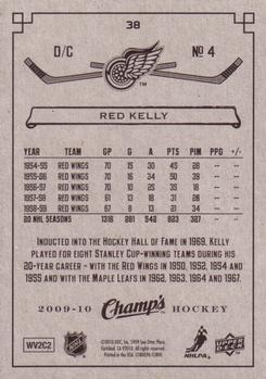2009-10 Upper Deck Champ's #38 Red Kelly Back