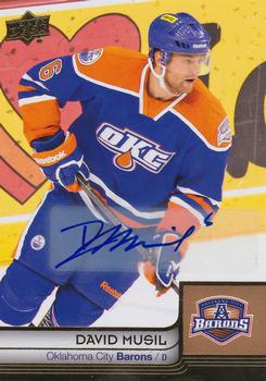 2014 Upper Deck AHL - Autographs #58 David Musil Front