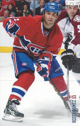 2011-12 Montreal Canadiens #NNO Scott Gomez Front