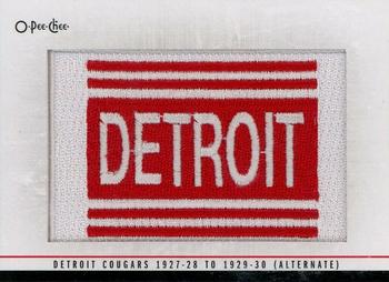 2014-15 O-Pee-Chee - Team Logo Patches #281 Detroit Cougars 1927-28 to 1929-30 (Alternate) Front