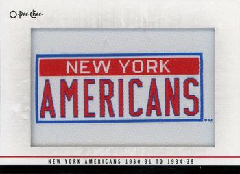 2014-15 O-Pee-Chee - Team Logo Patches #286 New York Americans 1930-31 to 1934-35 (Primary) Front