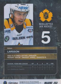 2010-11 SHL Elitset #253 Adam Larsson Back