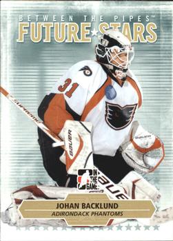 2009-10 In The Game Between The Pipes #15 Johan Backlund Front