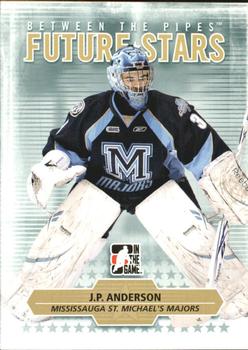 2009-10 In The Game Between The Pipes #65 JP Anderson Front