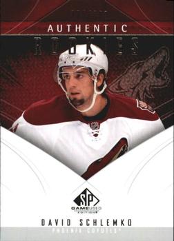 2009-10 SP Game Used #171 David Schlemko Front