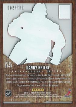 2012-13 Panini Rookie Anthology - Elite The Great Outdoors #GO–25 Daniel Briere Back