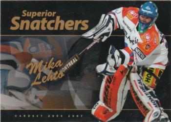 2006-07 Cardset Finland - Superior Snatchers Gold #4 Mika Lehto Front