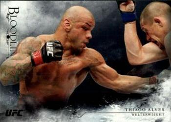 2014 Topps UFC Bloodlines - Black #4 Thiago Alves Front