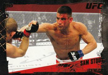 2010 Topps UFC - Gold #77 Sam Stout Front