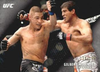2015 Topps UFC Knockout - Silver #19 Gilbert Melendez Front