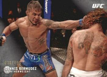 2015 Topps UFC Knockout - Silver #95 Dennis Bermudez Front