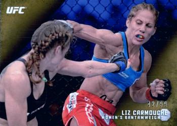 2015 Topps UFC Knockout - Gold #7 Liz Carmouche Front