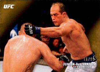 2015 Topps UFC Knockout - Gold #27 Junior Dos Santos Front