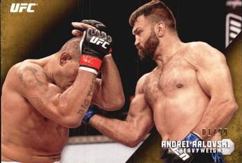 2015 Topps UFC Knockout - Gold #87 Andrei Arlovski Front