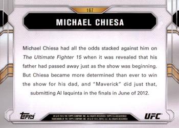 2015 Topps UFC Chronicles #167 Michael Chiesa Back