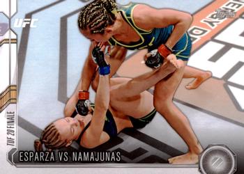 2015 Topps UFC Chronicles #266 Esparza vs Namajunas Front