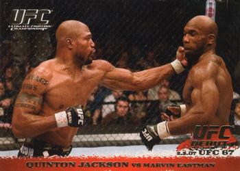 2009 Topps UFC Round 1 - Gold #58 Quinton Jackson / Marvin Eastman Front