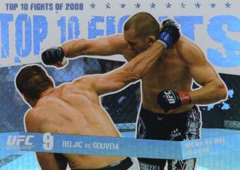 2009 Topps UFC Round 1 - Top 10 Fights of 2008 #34 Goran Reljic / Wilson Gouveia Front