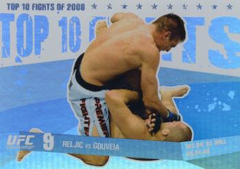 2009 Topps UFC Round 1 - Top 10 Fights of 2008 #TT36 Goran Reljic / Wilson Gouveia Front