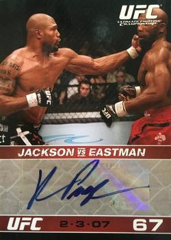 2009 Topps UFC Round 1 - Autographs #AQJ Quinton Jackson Front