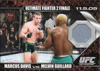 2009 Topps UFC Round 1 - Debut Mat Relics #DMDG Marcus Davis / Melvin Guillard Front