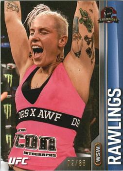 2015 Topps UFC Champions - Blue #162 Bec Rawlings Front