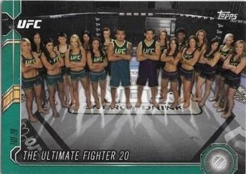 2015 Topps UFC Chronicles - Green #251 The Ultimate Fighter 20 Front
