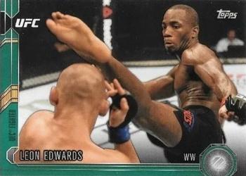 2015 Topps UFC Chronicles - Green #255 Leon Edwards Front