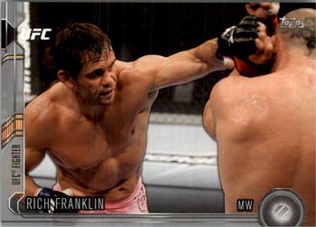2015 Topps UFC Chronicles - Silver #13 Rich Franklin Front