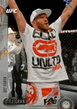 2015 Topps UFC Chronicles - Silver #82 TJ Grant Front