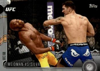 2015 Topps UFC Chronicles - Silver #275 Weidman vs Silva Front