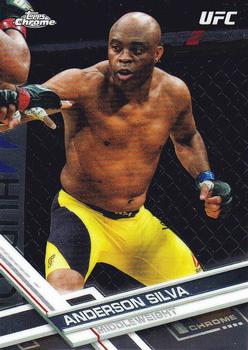 2017 Topps Chrome UFC #12 Anderson Silva Front