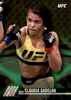 2017 Topps UFC Knockout - Green #28 Cláudia Gadelha Front