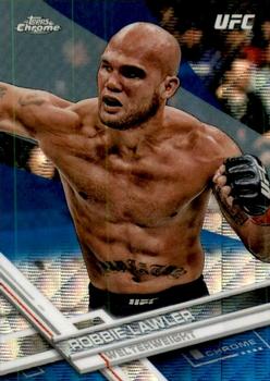 2017 Topps Chrome UFC - Blue Wave Refractor #16 Robbie Lawler Front