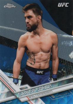2017 Topps Chrome UFC - Blue Wave Refractor #32 Carlos Condit Front