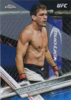 2017 Topps Chrome UFC - Blue Wave Refractor #79 Demian Maia Front