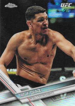 2017 Topps Chrome UFC - Refractor #22 Nick Diaz Front