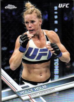 2017 Topps Chrome UFC - Refractor #95 Holly Holm Front