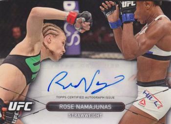 2016 Topps UFC High Impact - Autographs #HA-RN Rose Namajunas Front